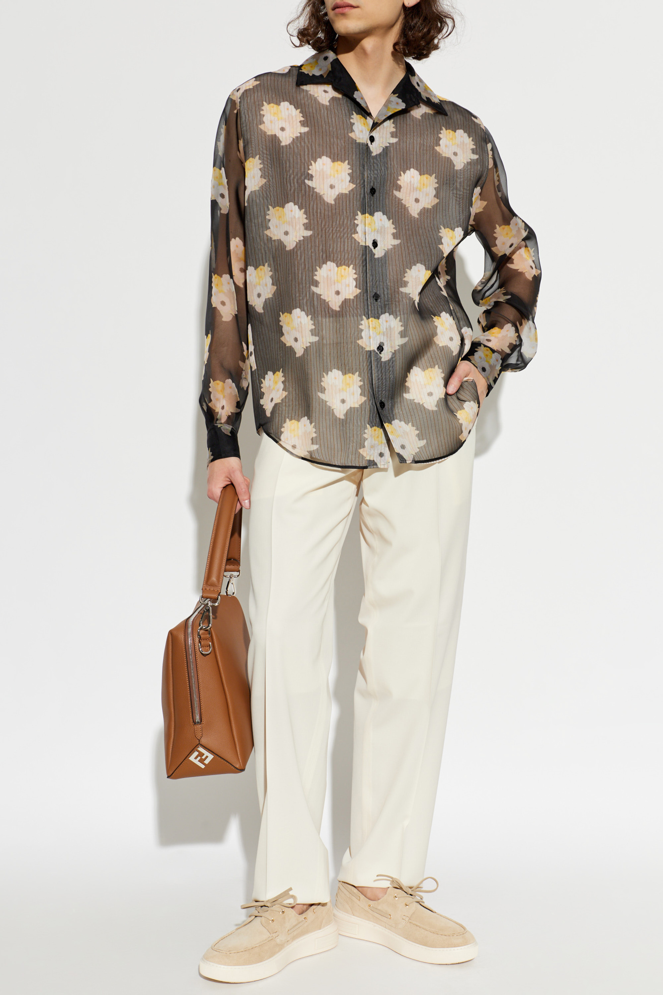 Fndiページ Fendi Shirt with floral motif | Men's | Vitkac